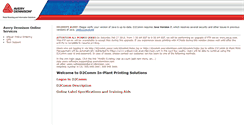 Desktop Screenshot of d2comm.paxar.com